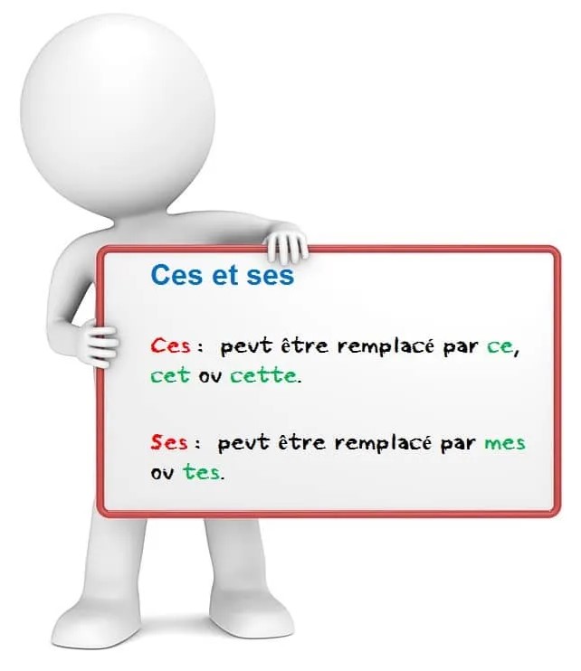 ces ses homophones orthographe Megadico