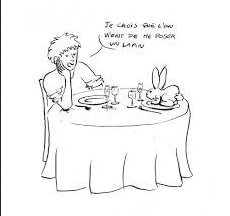 expression poser un lapin homme seul dîner Megadico