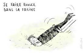 expression rouler dans la farine personnage trompé